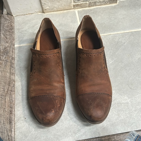 Kork Ease Korks Gertrude Slip On Shoes Womens 8 Leather Round Toe Short Bootie - Picture 7 of 13